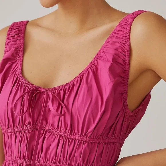 Anthropologie En Saison Sleeveless Scoop-Neck Midi Dress - Picture 12 of 17